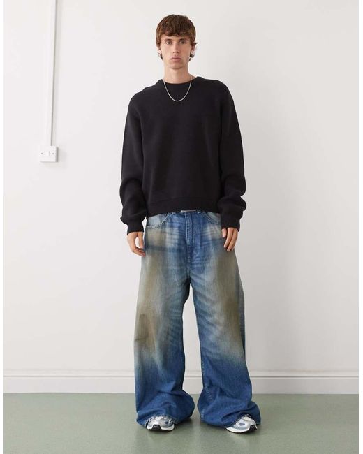Weekday Black Jumper for men