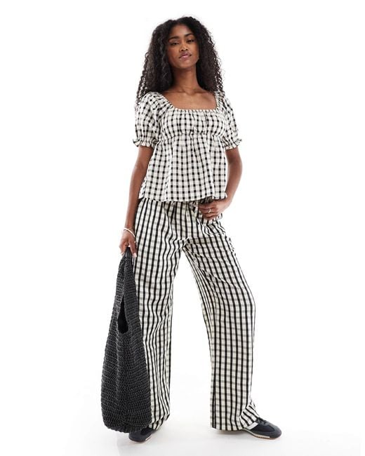 Daisy Street White Boho Milkmaid Style Top