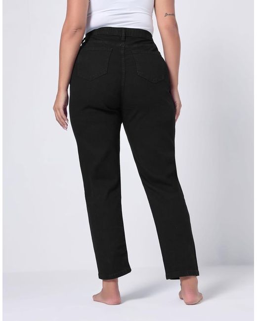 Yours Clothing White Mom Jeans