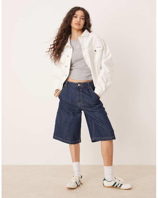 Calvin Klein Blue Boxy Denim Jacket