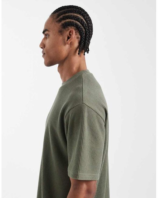 ASOS Green Heavyweight Relaxed T-Shirt for men