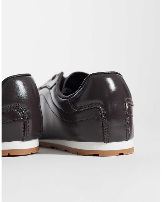 Tommy Hilfiger Black Bella Leather Ballet Trainer