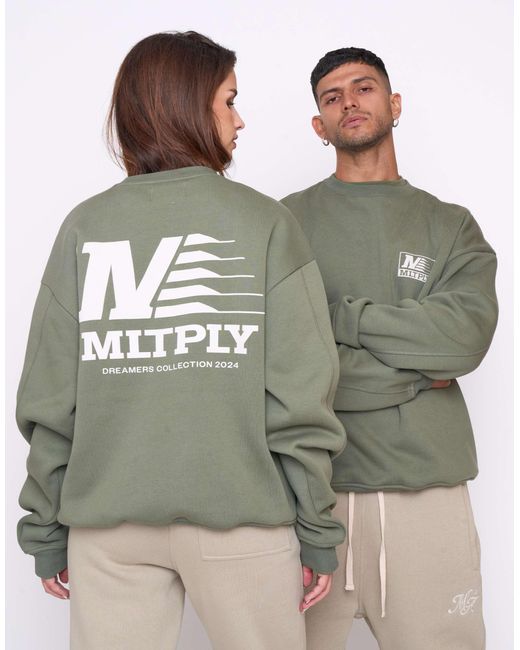 Multiply Apparel Green – patrol – oversize-sweatshirt