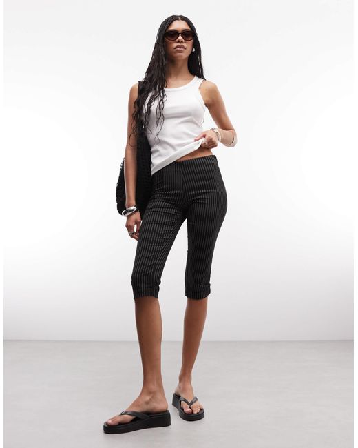 Collusion Black Tailored Capri