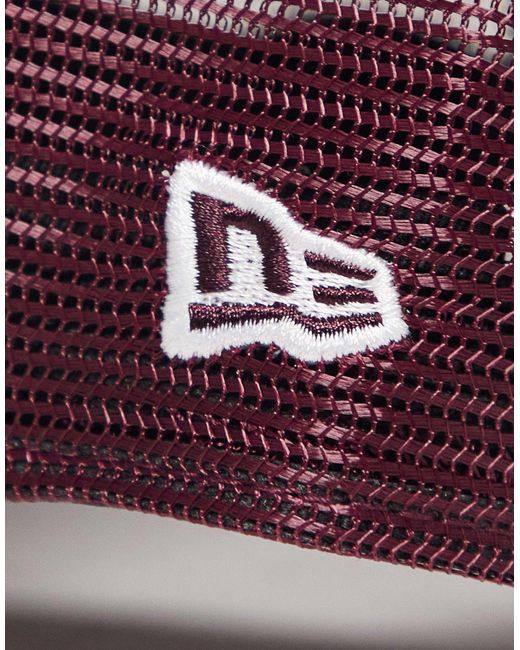 La dodgers - casquette camionneur - bordeaux KTZ en coloris Red