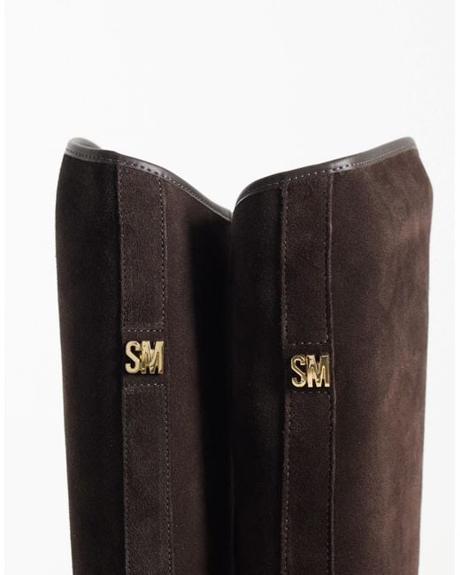 Steve Madden Black Vlora Knee Boots