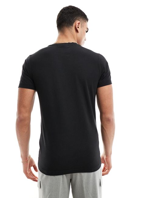 Calvin Klein Black Stretch Slim Fit T-shirt for men