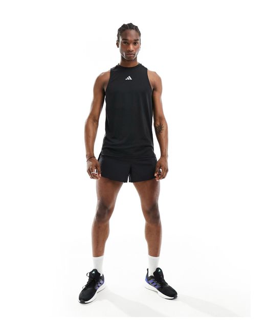 Adidas training - débardeur en tulle Adidas Originals pour homme en coloris Black