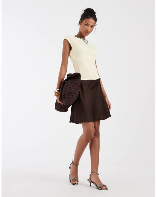 & Other Stories White Slim Fit Slinky Top
