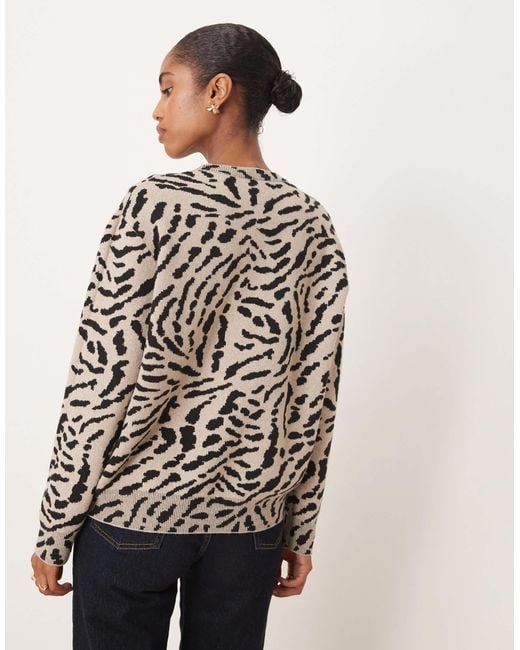 Mango Natural Round Neck Sweater