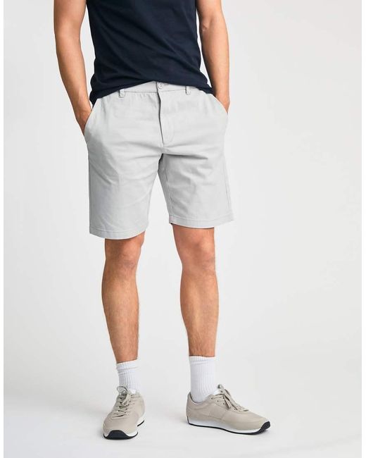 French Connection Blue Cotton Chino Shorts for men