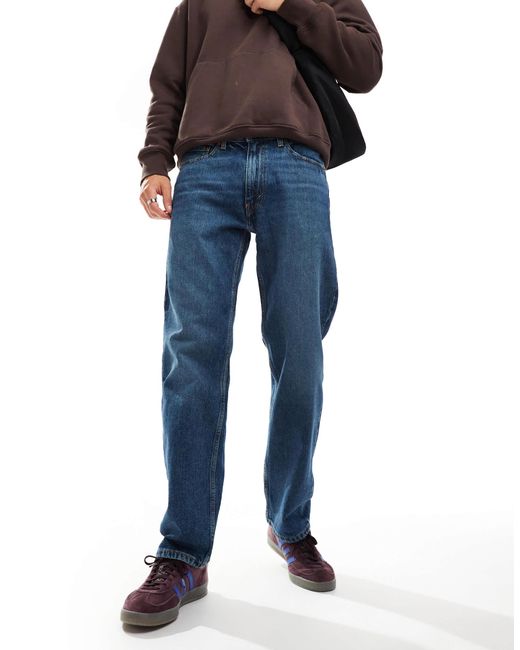 Levi's Blue 555 '96 Relaxed Straight Fit Jeans for men