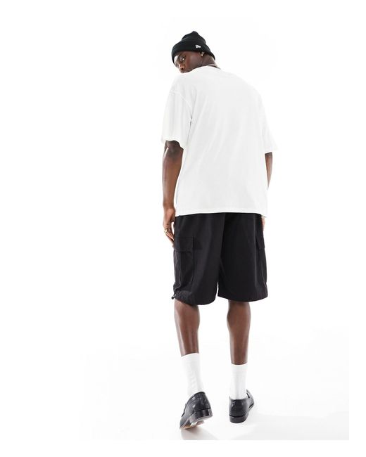 T-shirt oversize à imprimé ville sur le devant - blanc ADPT pour homme en coloris White