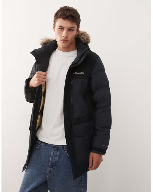 Parka Negra Marquam Peak Fusion Ii De Columbia de hombre de color Black