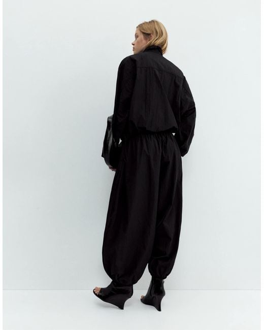 Pull&Bear Black – barrel-hose