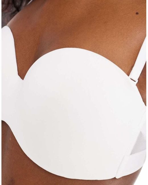 Cotton On White Seamless Strapless Bra