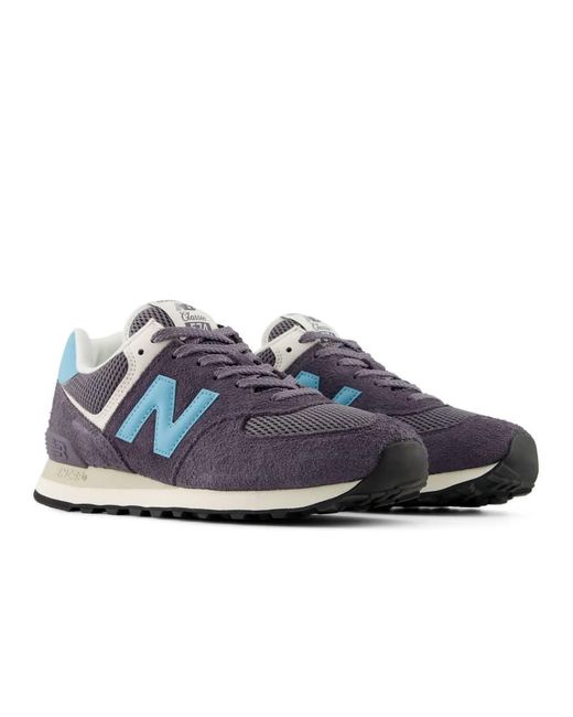 New Balance Blue 574 Trainers