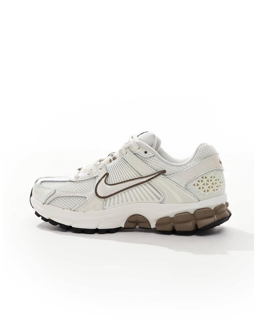 Nike White Zoom Vomero 5 Sneakers