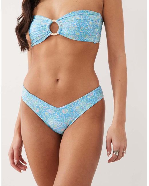 Kulani Kinis Blue Stargaze Y Cheeky Bikini Bottom