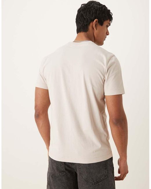 Camiseta De Corte Slim Con Logo De Icono De -Neutro Abercrombie & Fitch de hombre de color Natural