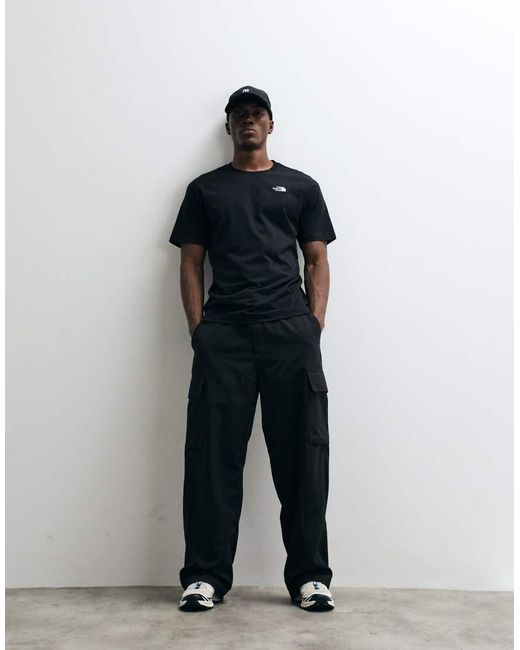 The North Face Black Simple Dome Logo T-shirt for men