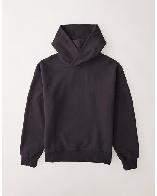 ASOS COLLECTIVE Blue Oversized Super Heavyweight Hoodie for men