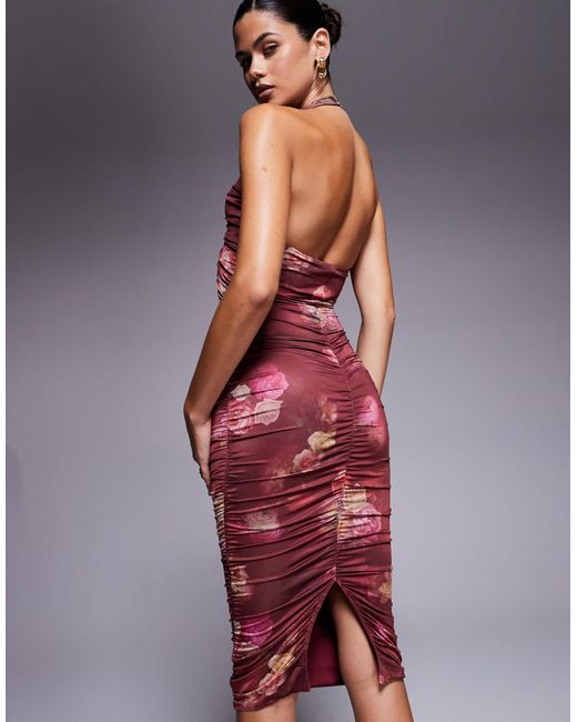slim fit dress slacks Embellished Plunge Neck Evening Gown in Black