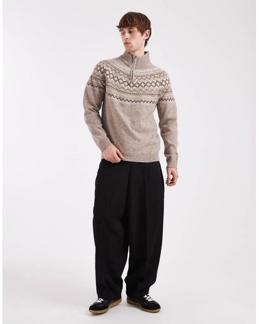 Threadbare – pullover in Natural für Herren