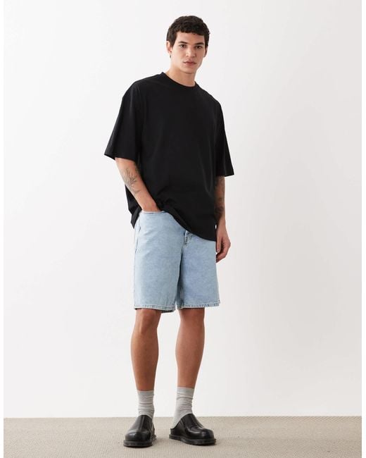 ASOS – 2er-pack basic-t-shirts in Black für Herren
