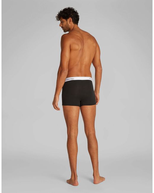 Calvin Klein – 3er-pack unterhosen aus baumwollstretch in Multicolor für Herren