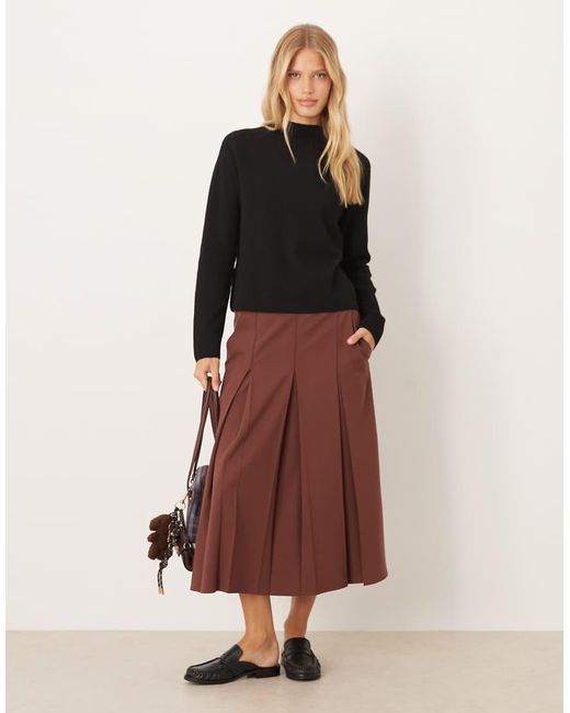 Mango Black High Neck Jumper