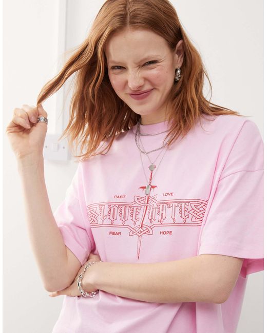 Collusion Pink Print Tee