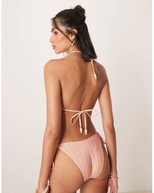 Kulani Kinis Natural Sunshine Sorbet Ring Halter Bikini Top