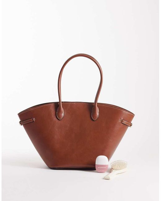 Mango Bucket Tas in het Brown