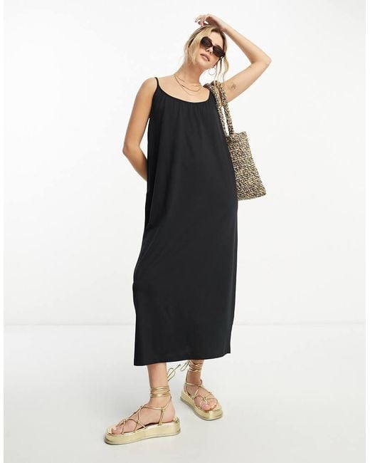 Vero Moda White Chuck On Cami Maxi Dress