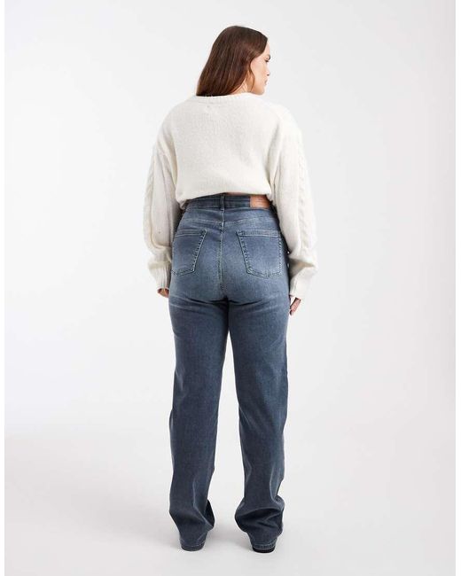 ONLY Blue Straight Leg Jeans