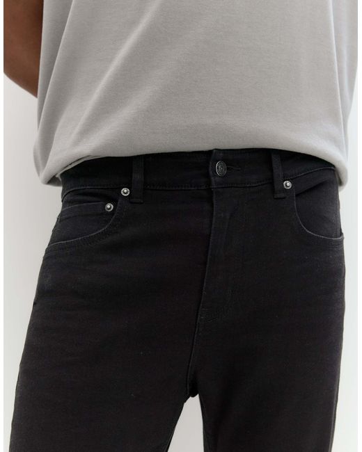 Pull&Bear – eng geschnittene basic-jeans in Gray für Herren
