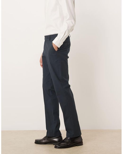 ASOS Blue Slim Suit Trousers for men