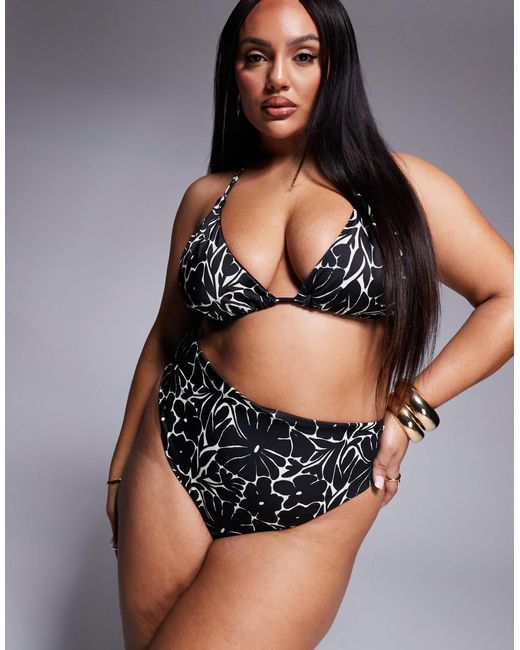 ASOS Black Asos design curve – bikinihose