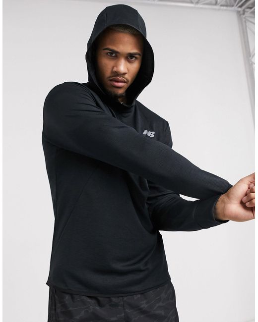new balance running tenacity tapered joggers in black