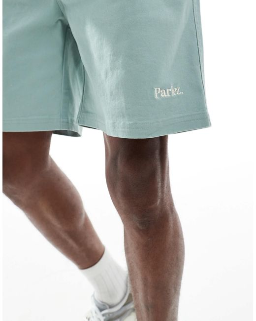 Parlez Green Wilmot Drawstring Logo Shorts for men