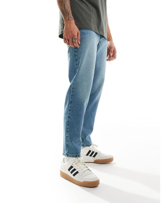 ASOS Blue Tapered Jeans for men