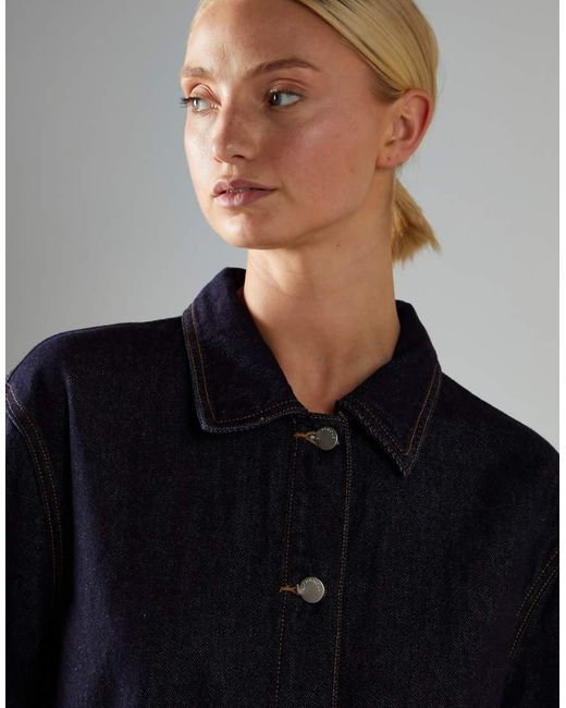 Glamorous Blue Patch Pocket Denim Jacket
