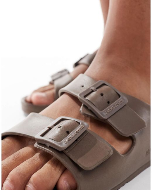 Jack & Jones Brown Strap Sandal for men