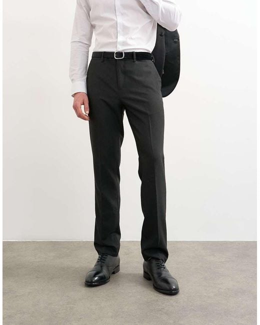 Topman White Tuxedo Pants for men