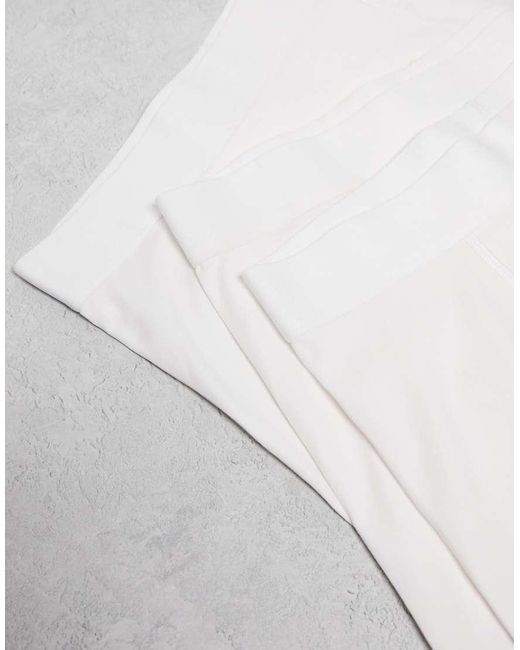 Pack De 3 Calzoncillos Bóxer Blancos Jonny De Weekday de hombre de color White