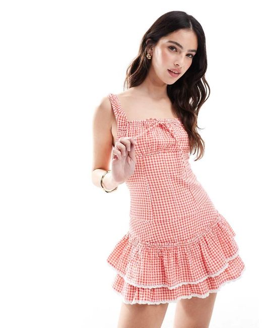 Cotton On Pink Riley Corset Mini Dress