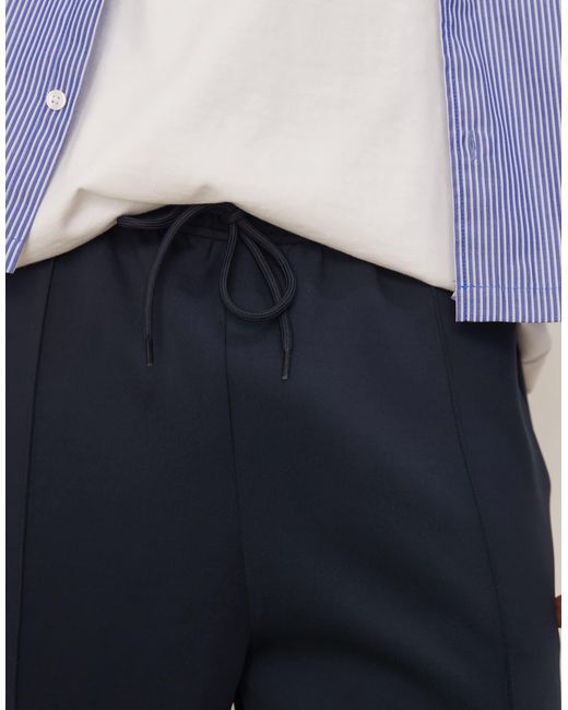 ASOS Blue Tapered Scuba jogger for men