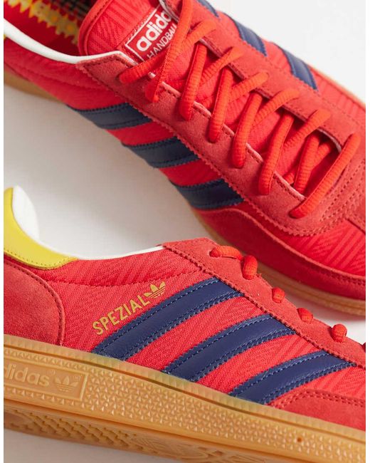 Adidas Originals Red Handball Spezial Trainers for men