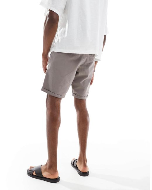 Brave Soul – chinoshorts in White für Herren